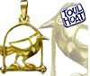 Pendentif Toulhoat oiseau perch en Or