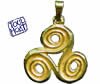 Pendentif triskell Toulhoat en Or massif