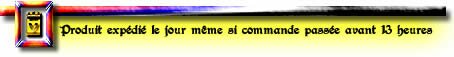Expdition le jour mme si commande passe avant 13 heures